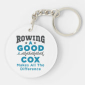 Een goede Cox maken al het verschil Sleutelhanger (Achterkant)