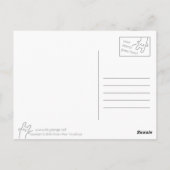 Een goede Dag aan u Briefkaart (Achterkant)