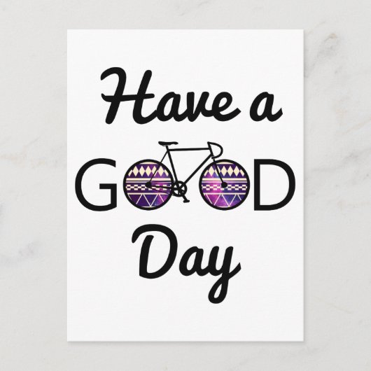 Een goede dag briefkaart (Voorkant)