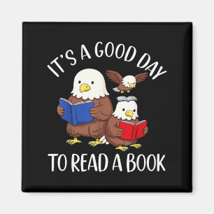 Een Goede Dag Om Een Boek Adelaar Bibliothecaris B Magneet