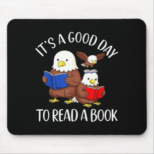 Een Goede Dag Om Een Boek Adelaar Bibliothecaris B Muismat