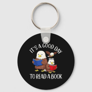 Een Goede Dag Om Een Boek Adelaar Bibliothecaris B Sleutelhanger