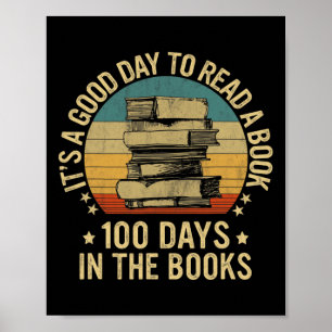 Een goede dag om een boek te lezen liefhebbers 100 poster