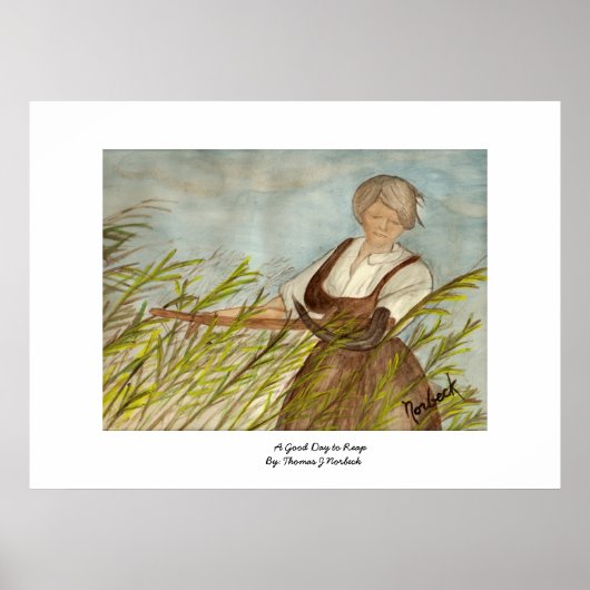 Een goede dag om te lezen poster (Voorkant)