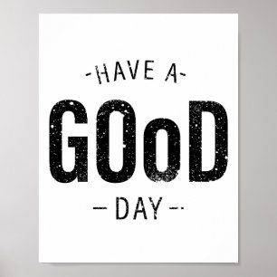 Een goede dag poster