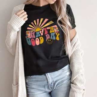 Een goede dag - Unisex T-shirt - zwart of grijs