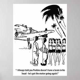 Een goede monteur, grappig, vintage poster