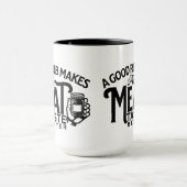 Een goede rub maakt mijn vlees beter mok (Midden)