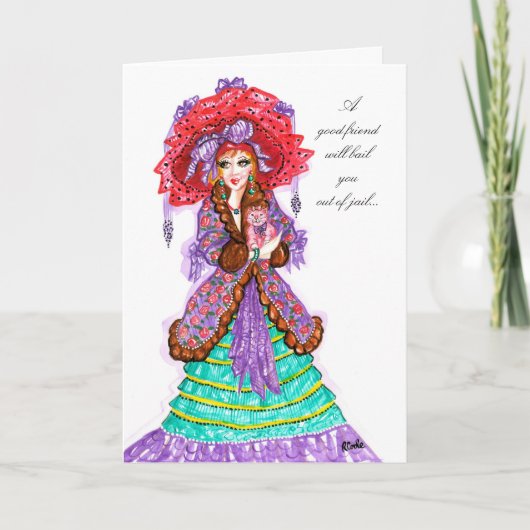 Een goede vriend… - kaart (Voorkant)