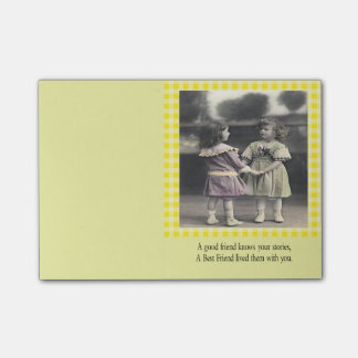 Een goede vriend kent je verhalen post-it® notes