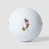 Een Golfer mist de bal (Voorkant)