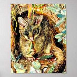 Een gom-structuur instellen poster