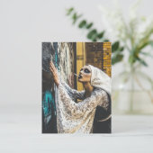 Een goth non briefkaart (Staand voorkant)