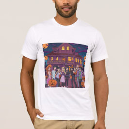 Een gotisch Halloween feest T-shirt