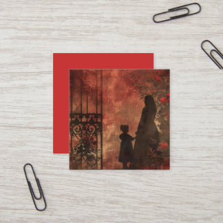 Een Gotische Moeder Serie Design #3 Vierkante Visitekaartje