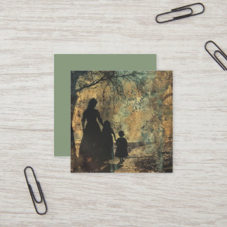 Een Gotische Moeder Serie Design #9 Vierkante Visitekaartje
