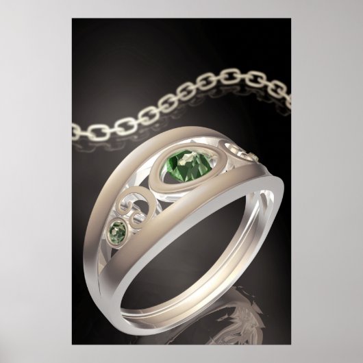 Een gouden ring poster (Voorkant)