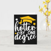 Eén graad heter Funny Afstuderen 2025  Kaart (Gele Bloem)