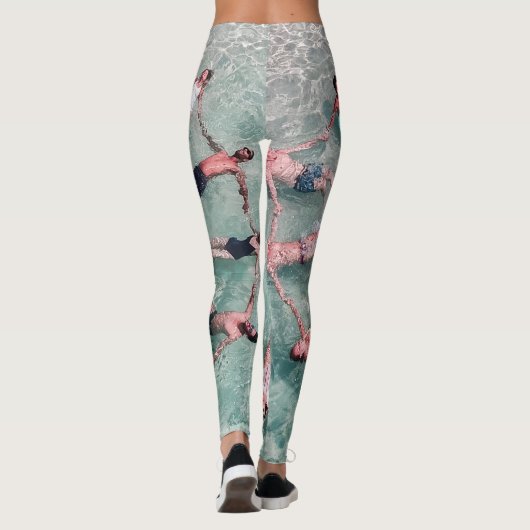 "Een grappig moment in het zee" Leggings (Achterkant)