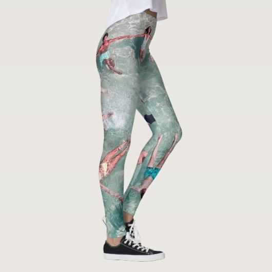 "Een grappig moment in het zee" Leggings (Rechts)