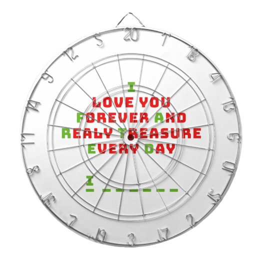 Een grappig verborgen bericht dartbord (Voorkant)