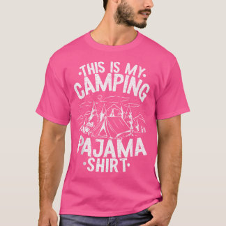 Een grappige Camper Happy Hiking in de buitenlucht T-shirt