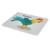 Een grappige illustratie van de cartoon van de kra snijplank (Hoek)