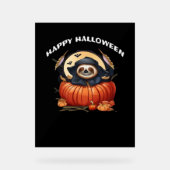 Een grappige luiaard vieren Halloween Essential T- Acryl Bord (Voorkant)