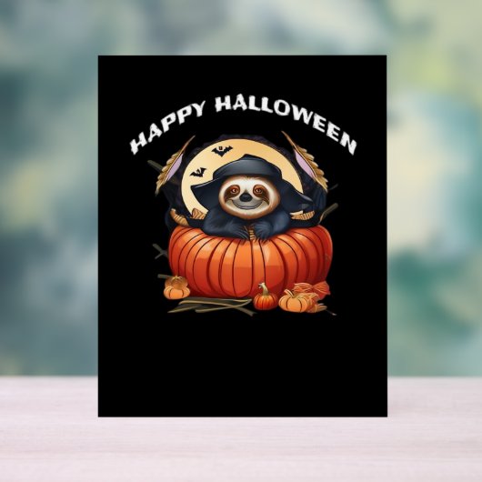 Een grappige luiaard vieren Halloween Essential T- Acryl Bord (Neutraal)