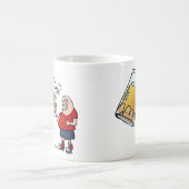 Een grappige man met slechts één grote bijenkoffie koffiemok (Center)