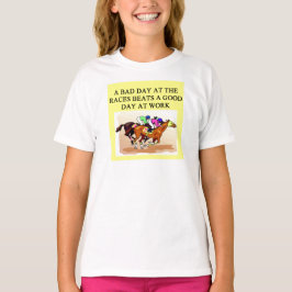 een grappige paardenwedstrijd t-shirt