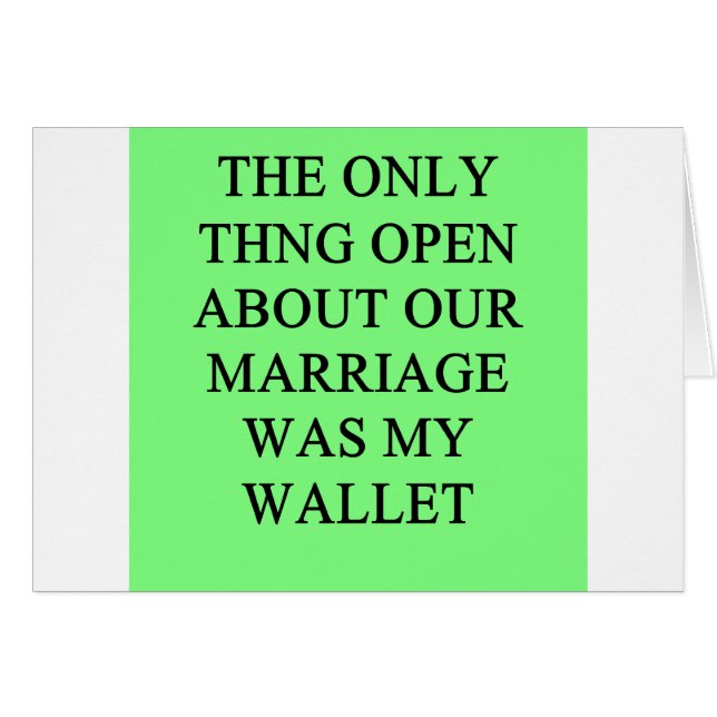 een grappige scheidingsgrap voor mannen (Voorkant Horizontaal)