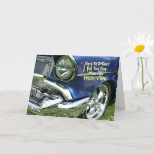 Een grappige vent die alles heeft, Blauwe Chevy ui Kaart