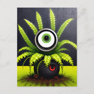 Een griezelig oogbal Plant Briefkaart