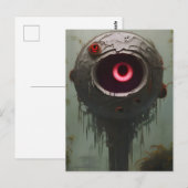 Een griezelig Planten Briefkaart (Voorkant / Achterkant)