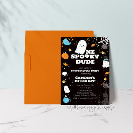 Een griezelige kerel verjaardag uitnodiging