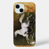 Een grijs Arabisch stroonmetje met honden Case-Mate iPhone Case (Achterkant)