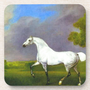 Een grijs paard van George Stubbs Onderzetter