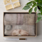 Een grillig roze engel serie ontwerp #2 tissuepapier (Geschenk)