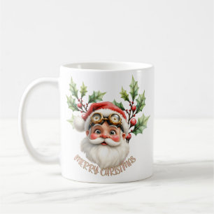 Een grillige steampunk Kerstman Koffiemok
