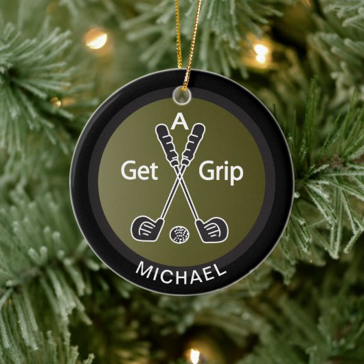 Een grip Golf Keramisch Ornament (Boom)