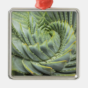 Een groen en wit succes metalen ornament