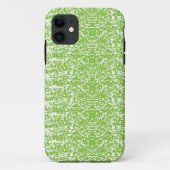 Een groen-witte abstracte achtergrond Case-Mate iPhone case (Achterkant)