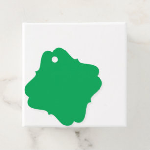Een groene achtergrond met een bedankjes labels