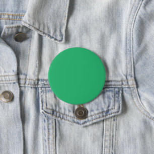 Een groene achtergrond met een witte rand ronde button 7,6 cm