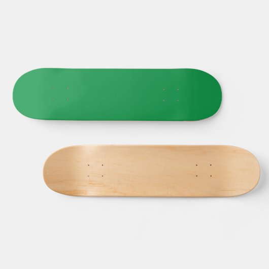 Een groene achtergrond met een witte rand skateboard (Horizontaal)
