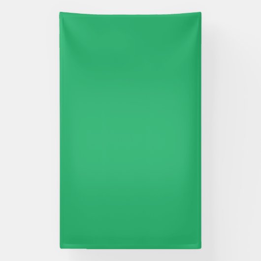 een groene achtergrond met een witte rand spandoek (Verticaal)