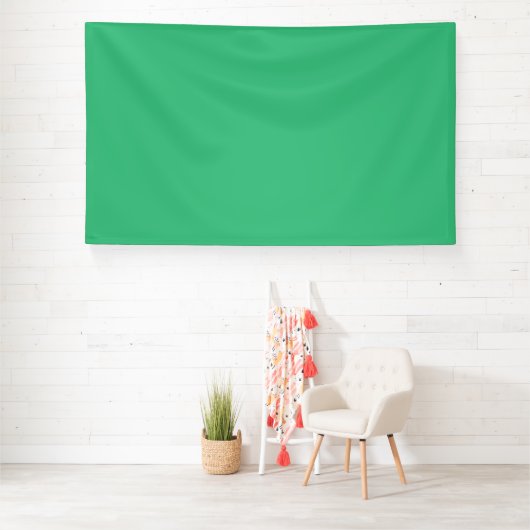 een groene achtergrond met een witte rand spandoek (Insitu)