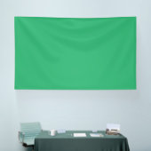 een groene achtergrond met een witte rand spandoek (Beurs)