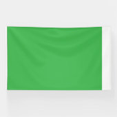 Een groene achtergrond met een witte rand spandoek (Horizontaal)